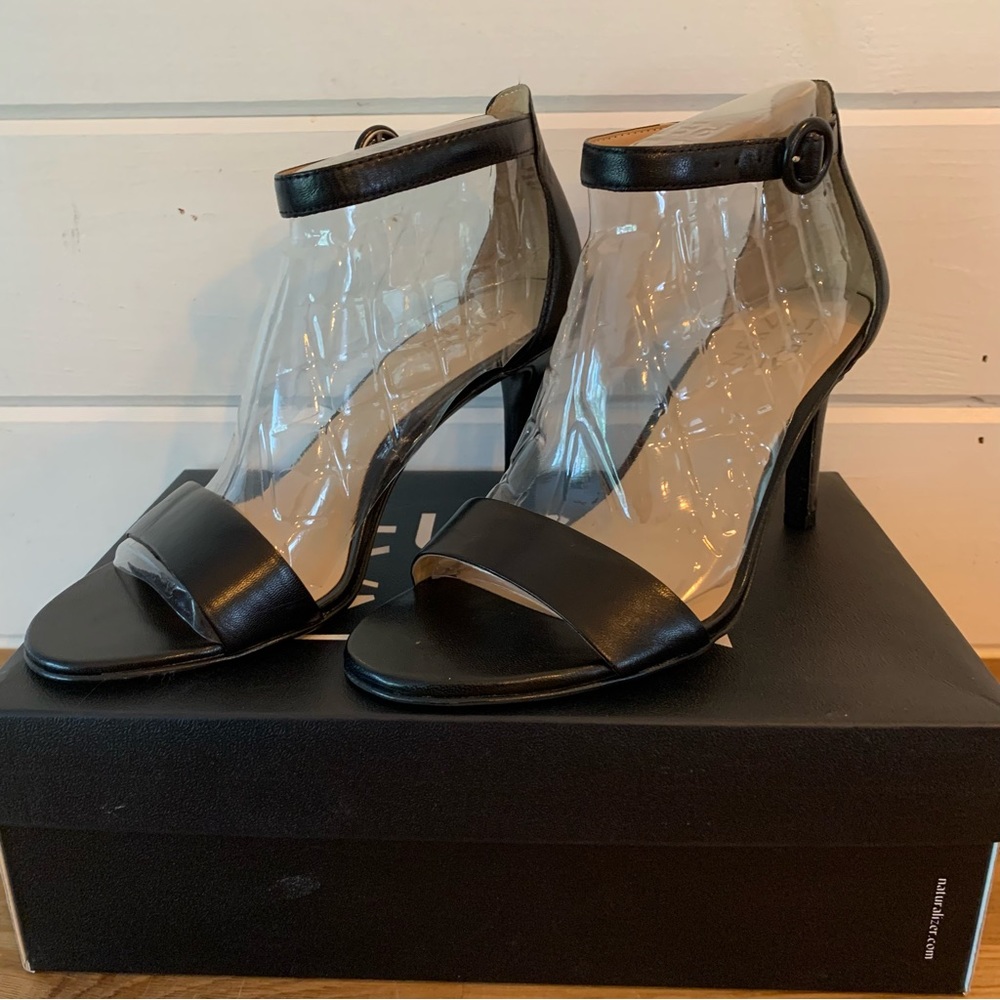 Black Naturalizer Strappy Heels